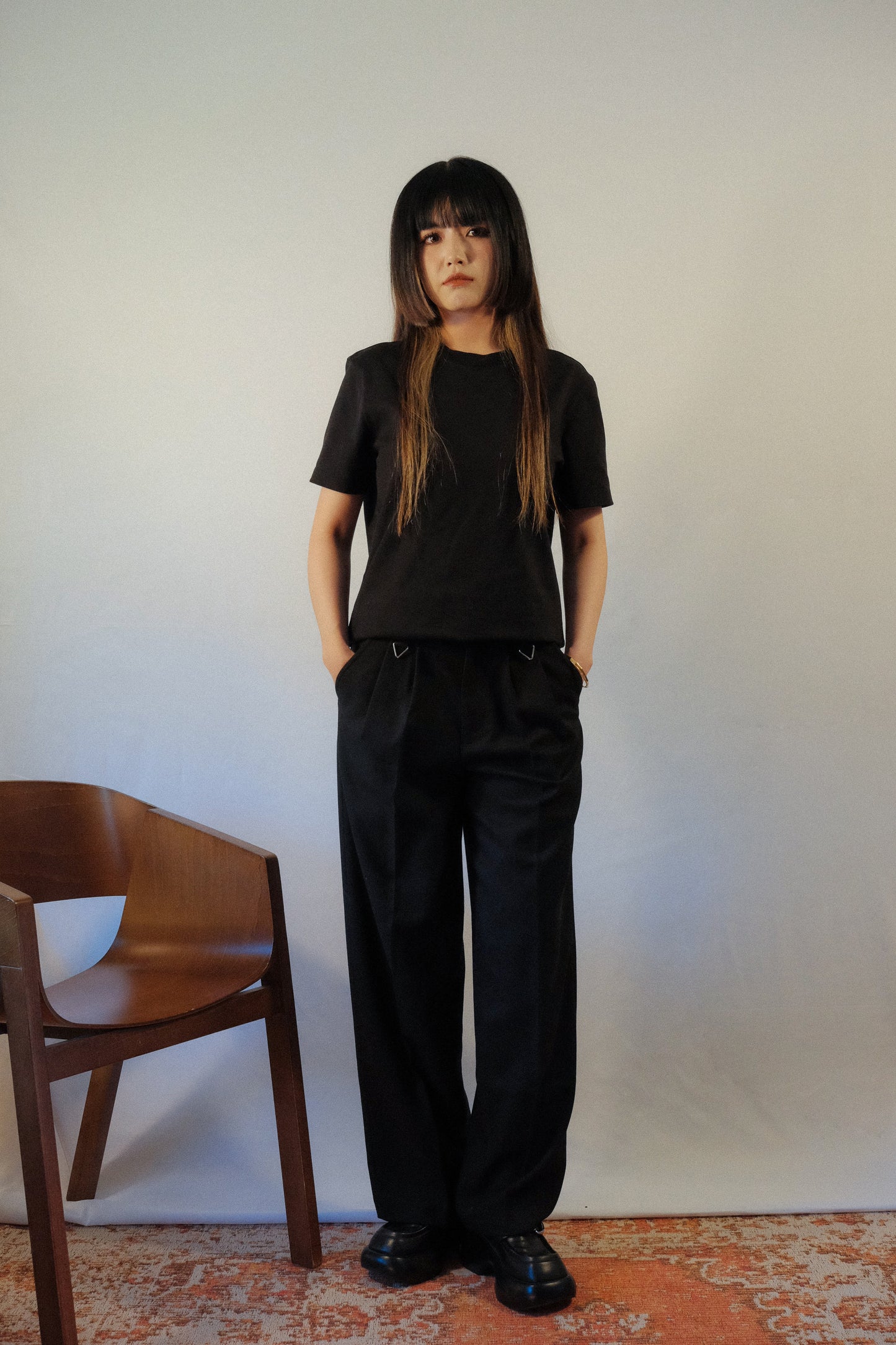 Signature Double Pleated Pants